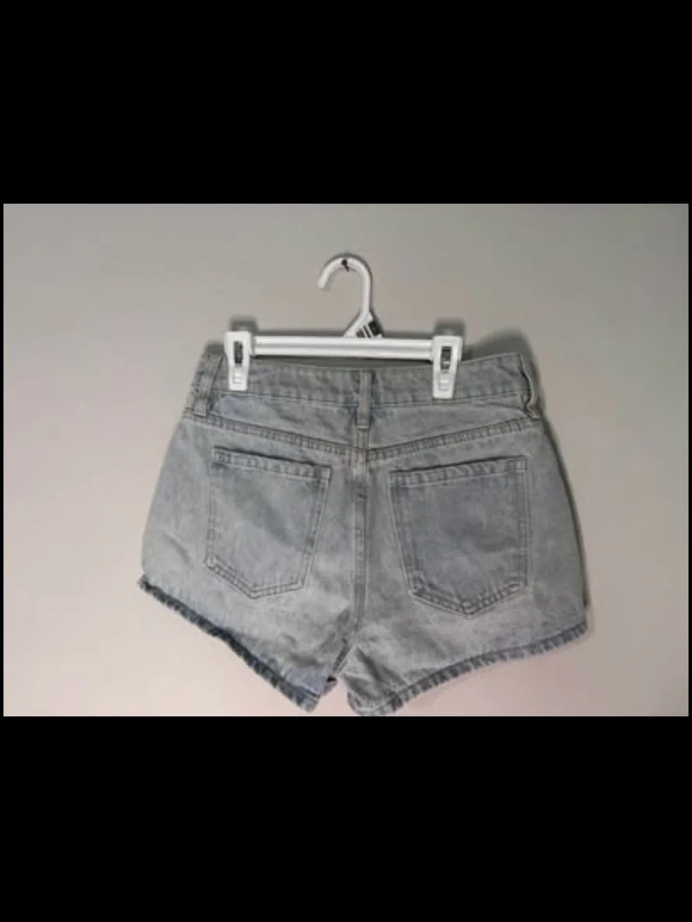 Cowgirl style denim shorts